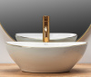 Умывальник Rea Sofia Gold Edge U3287