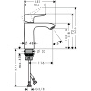 Смеситель Hansgrohe Metris 110 31084000