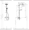 Душевая система термостатическая Hansgrohe Crometta S 1jet EcoSmart 27268000