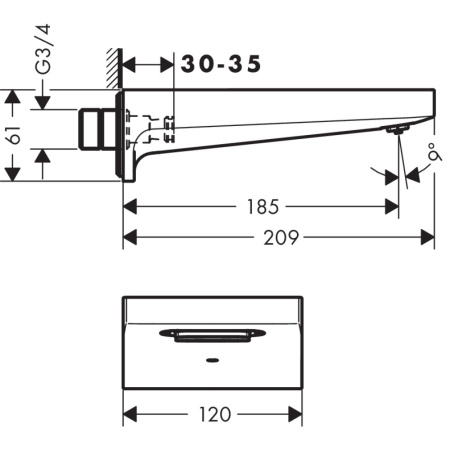 Излив Hansgrohe Metropol 32543670