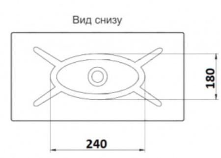 Умывальник CeramaLux 78123A