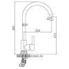 Смеситель Ledeme L4299U