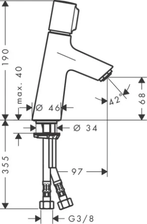 Смеситель Hansgrohe Talis 72041000