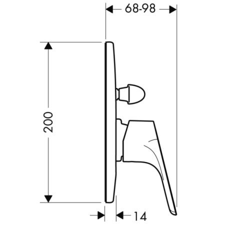 Смеситель встраиваемый Hansgrohe Focus 31947000