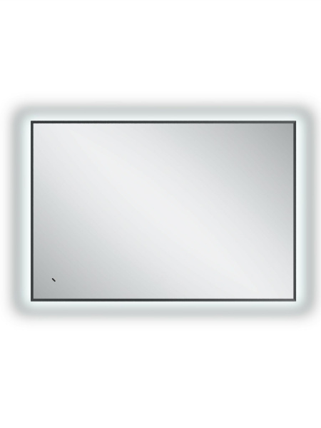 Зеркало Continent Meridian Gray LED 100х70