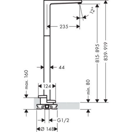 Излив Hansgrohe Metropol 32531000