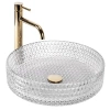 Умывальник Rea Cristal 39 Transparent U8881