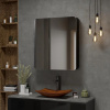 Шкаф зеркальный Continent Eltoro с подсветкой LED 80х85