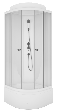 Душевая кабина Метакам Classic V3 (прозрачное стекло) 90x90