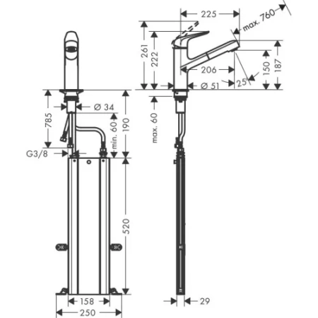 Смеситель Hansgrohe Focus 71829800