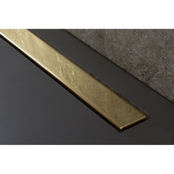 Душевой лоток Pestan Confluo Frameless Line 30 Gold