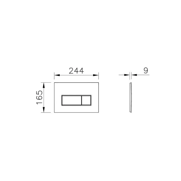 Кнопка для инсталляции Vitra Root Square Кнопка для инсталляции Vitra Root Square