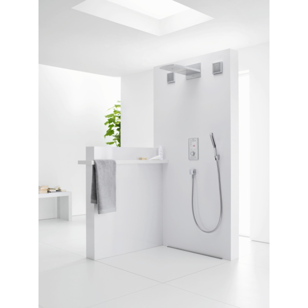 Тропический душ Hansgrohe Raindance Rainfall 2jet Air 28433000 с держателем