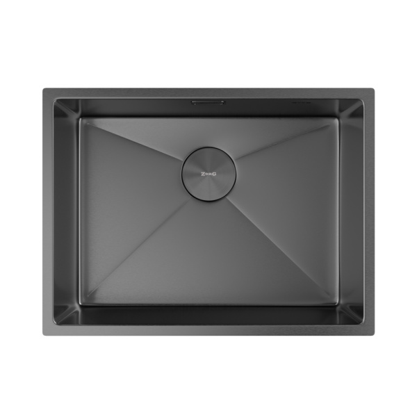 Кухонная мойка Zorg Zerox U/IF 60х45 PVD Gunblack Кухонная мойка Zorg Zerox U/IF 60х45 PVD Gunblack