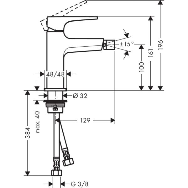 Смеситель Hansgrohe Metropol 32520000