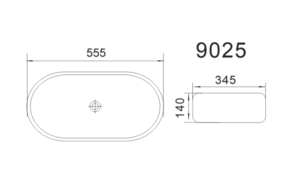 Умывальник Axus 9025