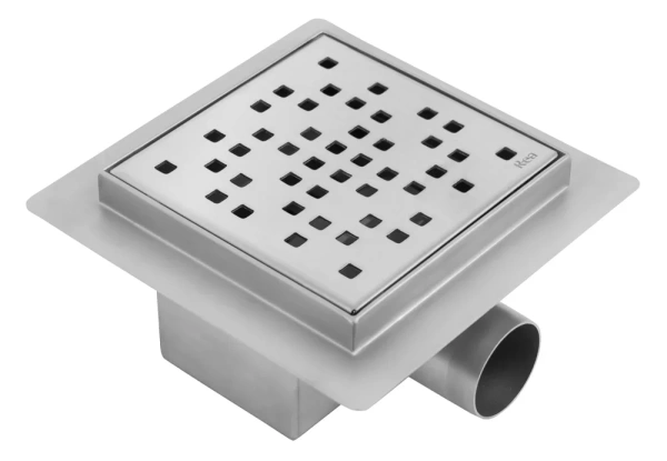 Трап для душа Rea DOTS G6202 nikiel matt (12Х12)