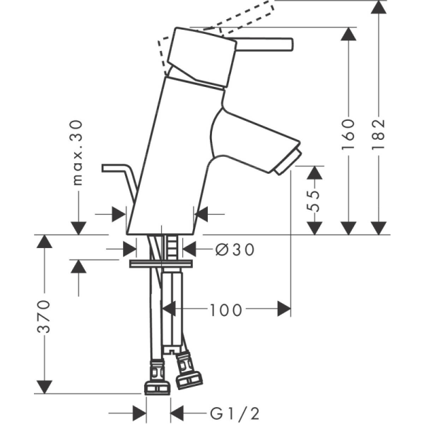 Смеситель Hansgrohe Talis S 70 32020000