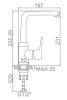 Смеситель Ledeme 4034-2