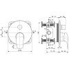 Душевая система встраиваемая Ideal Standard Ceraflex BC447AA