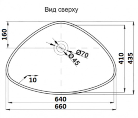 Умывальник CeramaLux 9062