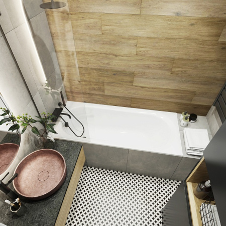 Акриловая ванна Lavinia Boho Biore 160х70