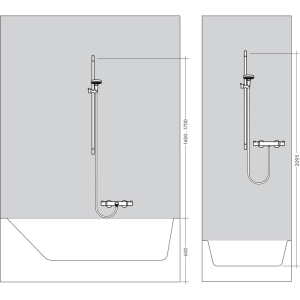 Душевая штанга Hansgrohe Croma Unica 26506000