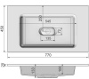 Умывальник Madera Modul 80х45 б/о