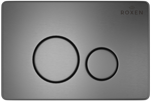 Комплект инсталляции для подвесного унитаза Roxen StounFix Dual Fresh 868304 с кнопкой Roxen Steel 420260G