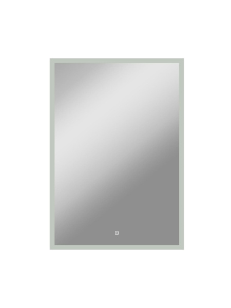 Зеркало Continent Frame White LED 60/70 60х80