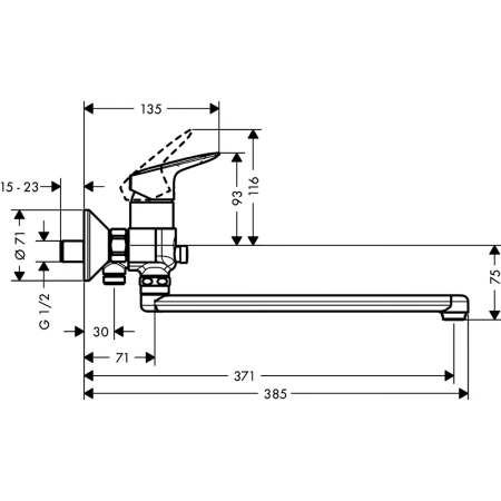 Смеситель Hansgrohe Logis 71402000