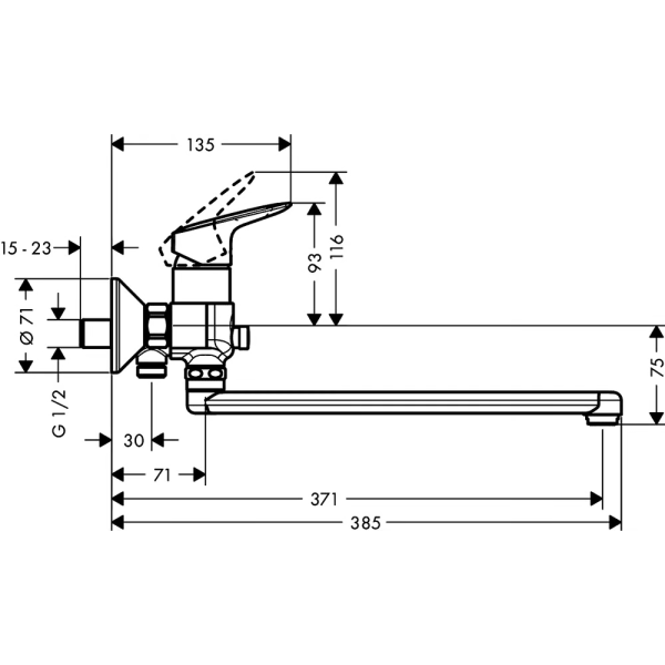 Смеситель Hansgrohe Logis 71402000
