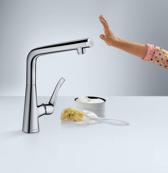 Смеситель Hansgrohe Metris Select M71 1jet 14883800