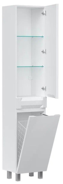 Пенал напольный Equil Corner с корзиной 40х195 Пенал напольный Equil Corner с корзиной 40х195