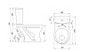 Напольный унитаз Santeri Ультра 1P4013S0100BF