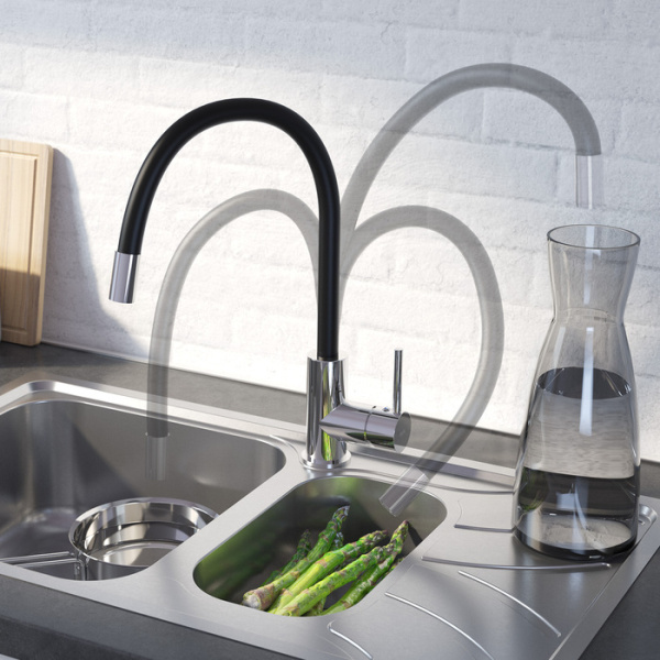 Смеситель для кухни с гибким изливом Iddis Kitchen 360 K36SBJBi05