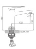 Смеситель Ledeme L1078G