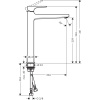 Смеситель Hansgrohe Metropol 260 32512700