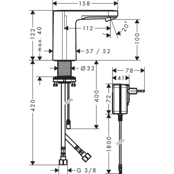 Смеситель Hansgrohe Vernis Blend 71501000