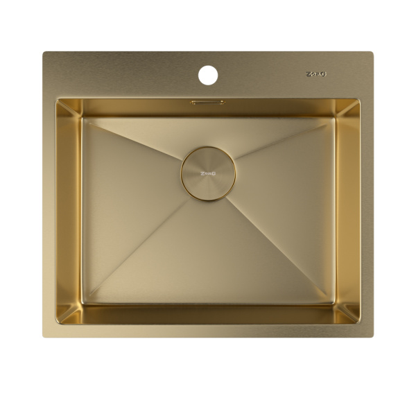 Кухонная мойка Zorg Zerox IF 60х50 PVD Gold