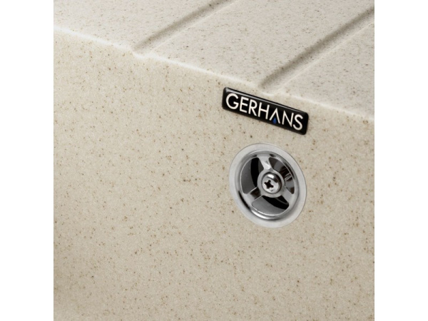 Кухонная мойка Gerhans B20-20 бежевая