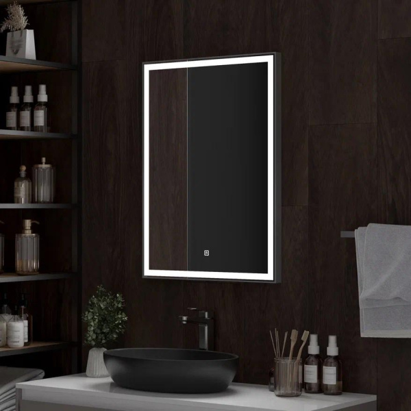 Зеркало Continent Strong Gray LED 60/70 60х80