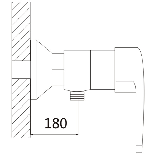 Смеситель для душа Shevanik S5016