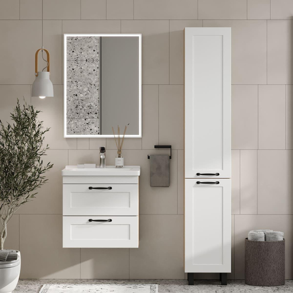 Зеркало Equil Lago LED 60х80 белое