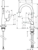 Смеситель Hansgrohe Talis 72814800