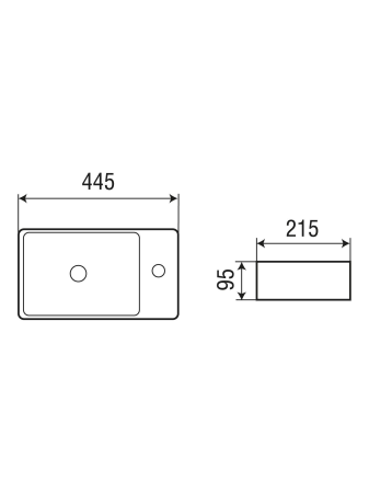 Умывальник WW AISBACH 5112