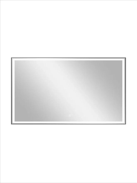 Зеркало Continent Strong Black LED 80/100/120 120х70