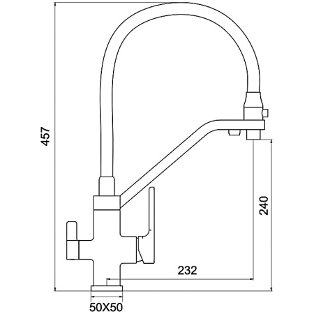 Смеситель Gappo G4317-8