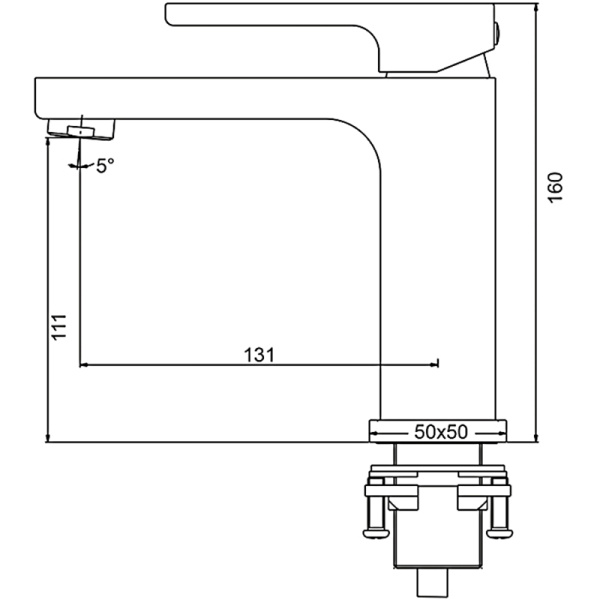 Смеситель Gappo G1017-8 Смеситель Gappo G1017-8