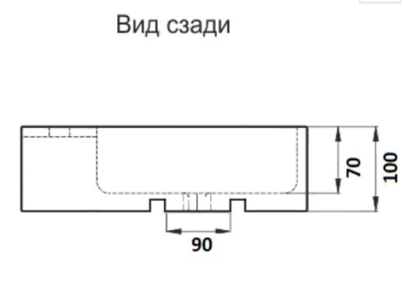 Умывальник CeramaLux 9048DR
